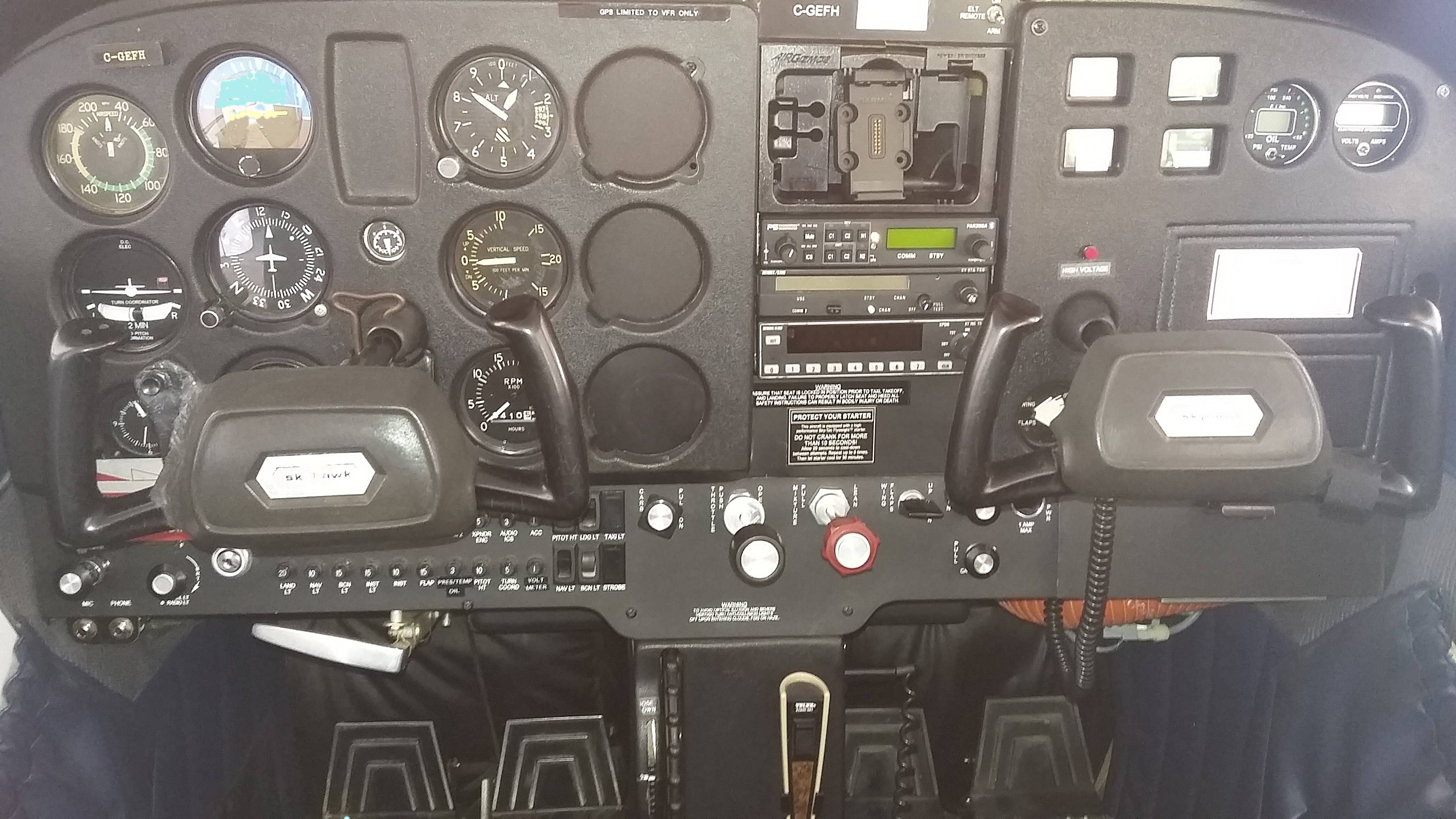 EFH gauge panel